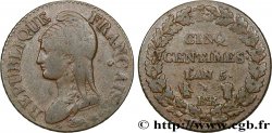 Cinq centimes Dupré, grand module 1797 Strasbourg F.115/12