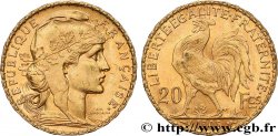 20 francs or Coq, Dieu protège la France 1905 Paris F.534/10