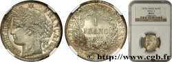 1 franc Cérès, IIIe République 1871 Bordeaux F.216/3