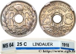 25 centimes Lindauer 1918  F.171/2