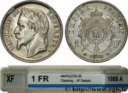 1 franc Napoléon III, tête laurée 1868 Paris F.215/10
