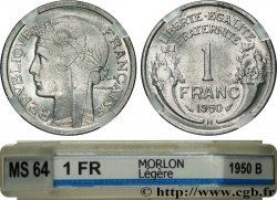 1 franc Morlon, légère 1950 Beaumont-Le-Roger F.221/18