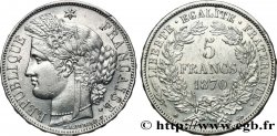 5 francs Cérès, avec légende 1870 Paris F.333/1