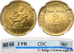 2 francs Chambres de Commerce 1921  F.267/3
