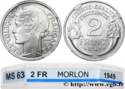2 francs Morlon, aluminium 1949  F.269/14