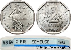 2 francs Semeuse, nickel 1988 Pessac F.272/12