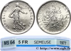 5 francs Semeuse, nickel 1977 Pessac F.341/9