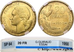 Essai de 20 francs G. Guiraud 1950 Paris F.402/1