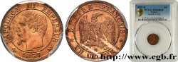 Un centime Napoléon III, tête nue 1857 Rouen F.102/34