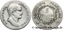 5 francs Bonaparte Premier Consul 1804 Perpignan F.301/22