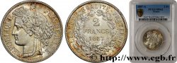 2 francs Cérès, avec légende 1887 Paris F.265/13