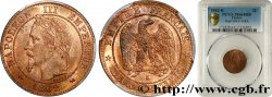 Deux centimes Napoléon III, tête laurée 1862 Bordeaux F.108A/7
