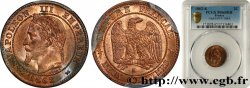 Deux centimes Napoléon III, tête laurée 1862 Bordeaux F.108A/7