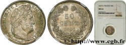 50 centimes Louis-Philippe 1847 Paris F.183/13 SUP62 NGC