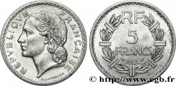 5 francs Lavrillier, aluminium 1945 Beaumont-Le-Roger F.339/4