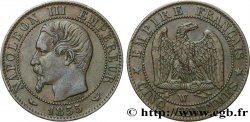 Cinq centimes Napoléon III, tête nue 1855 Lille F.116/28