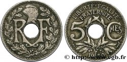 5 centimes Lindauer, petit module 1920 Paris F.122/2