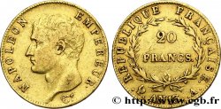 20 francs or Napoléon tête nue, Calendrier révolutionnaire 1805 Paris F.512/1