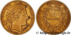 10 francs or Cérès, IIe République, levrette oreille haute 1850 Paris F.504/1