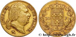 20 francs or Louis XVIII, tête nue 1819 Paris F.519/15