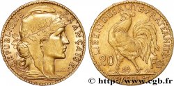 20 francs or Coq, Dieu protège la France 1906 Paris F.534/11