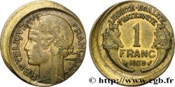 1 franc Morlon, Frappe Décentrée 1939 Paris F.219/10 var. BB 