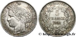 5 francs Cérès, IIe République 1851 Paris F.327/7