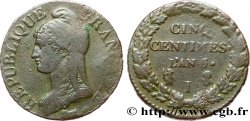 Cinq centimes Dupré, grand module 1797 Limoges F.115/23