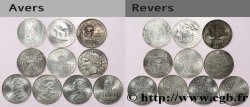 Lot de 10 pièces de 100 francs commémoratives - - F.-/