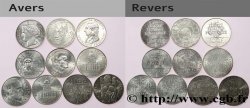 Lot de 10 pièces de 100 francs commémoratives - - F.-/