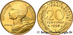 20 centimes Marianne, BU (Brillant Universel) 1998 Pessac F.156/42