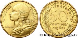 50 centimes Marianne, col à trois plis 1963 Paris F.197/4