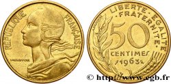 50 centimes Marianne, col à trois plis 1963 Paris F.197/4