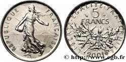 5 francs Semeuse, nickel 2001 Pessac F.341/37