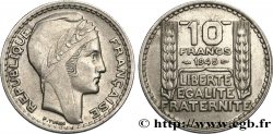 10 francs Turin, grosse tête, rameaux courts 1945  F.361A/1