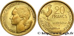 20 francs G. Guiraud, 4 faucilles 1950 Beaumont-Le-Roger F.402/4