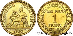 Essai de 1 franc Chambres de Commerce 1920 Paris F.218/1