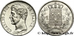1 franc Charles X, matrice du revers à cinq feuilles 1826 Paris F.207/13