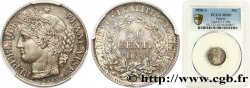 50 centimes Cérès, IIe République 1850 Paris F.184/2 FDC65 PCGS