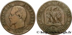 Cinq centimes Napoléon III, tête nue 1857 Marseille F.116/42