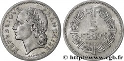 5 francs Lavrillier, aluminium 1945 Beaumont-Le-Roger F.339/4