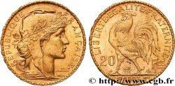 20 francs or Coq, Dieu protège la France 1903 Paris F.534/8