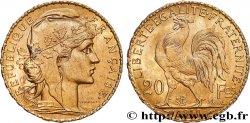 20 francs or Coq, Liberté Égalité Fraternité 1910 Paris F.535/4