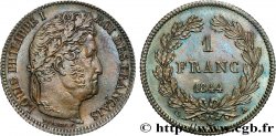 1 franc Louis-Philippe, couronne de chêne 1844 Paris F.210/95