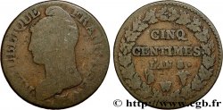 Cinq centimes Dupré, grand module 1800 Lille/Paris F.115/41