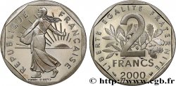 2 francs Semeuse, nickel, BE (Belle Épreuve) 2000 Pessac F.272/28 var.