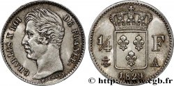 1/4 franc Charles X 1829 Paris F.164/29 SUP62 