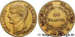 40 francs or Bonaparte Premier Consul 1804 Paris F.536/6 VF 