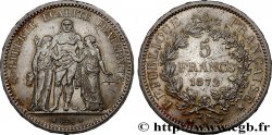 5 francs Hercule, Petites étoiles 1872 Paris F.334/7
