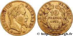 10 francs or Napoléon III, tête laurée 1865 Paris F.507A/9